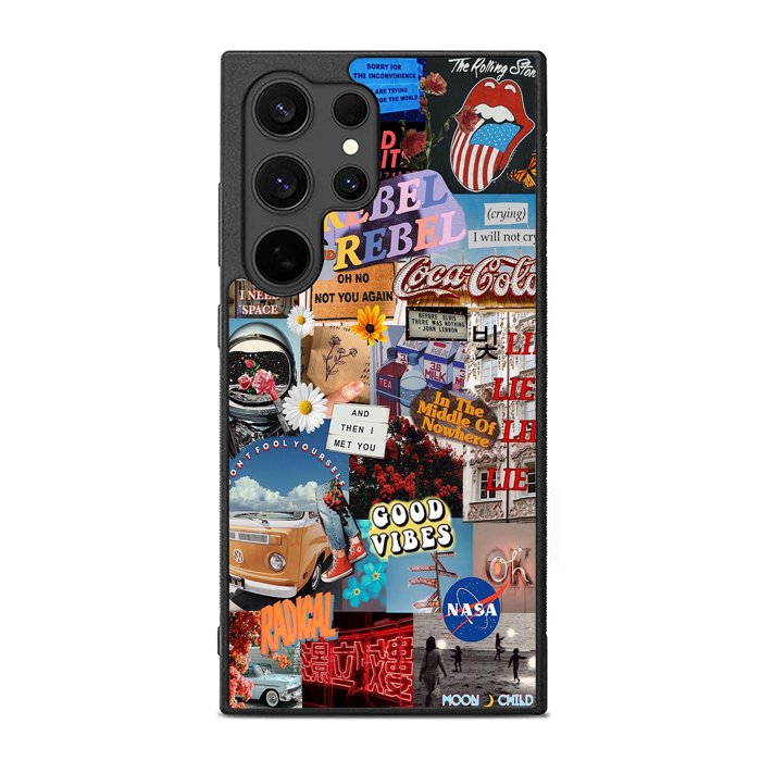 Retro aesthetic FE0514 Samsung Galaxy S25 Ultra Case