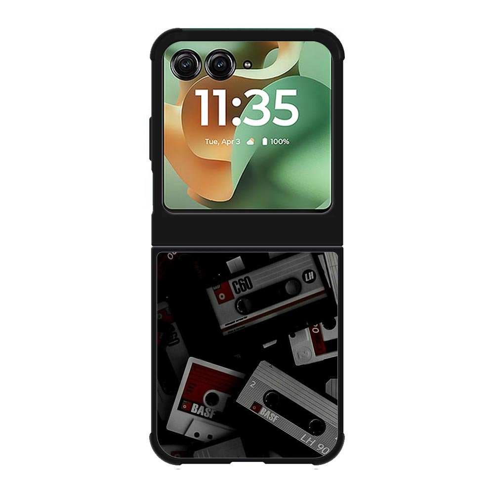 Retro Tape Motorola Moto RAZR 2025 Case FE0539