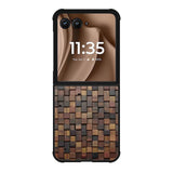 Wooden Blocks Motorola Moto RAZR Plus 2025 Case FE0656