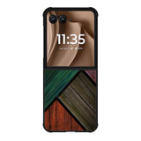 Wooden Motorola Moto RAZR Plus 2025 Case FE0658
