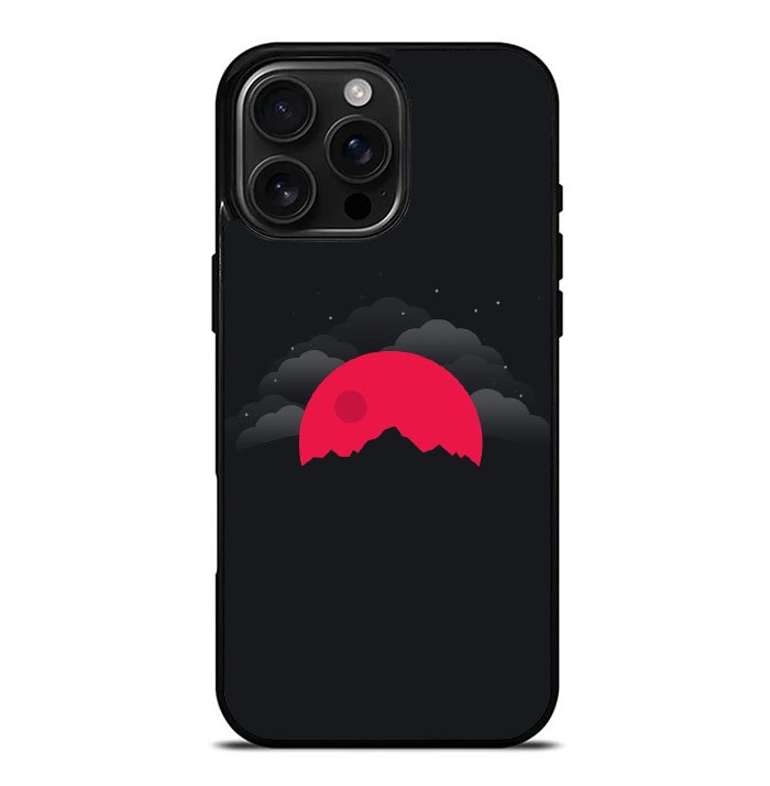 red moon iPhone 16 Pro Max Case FE0534