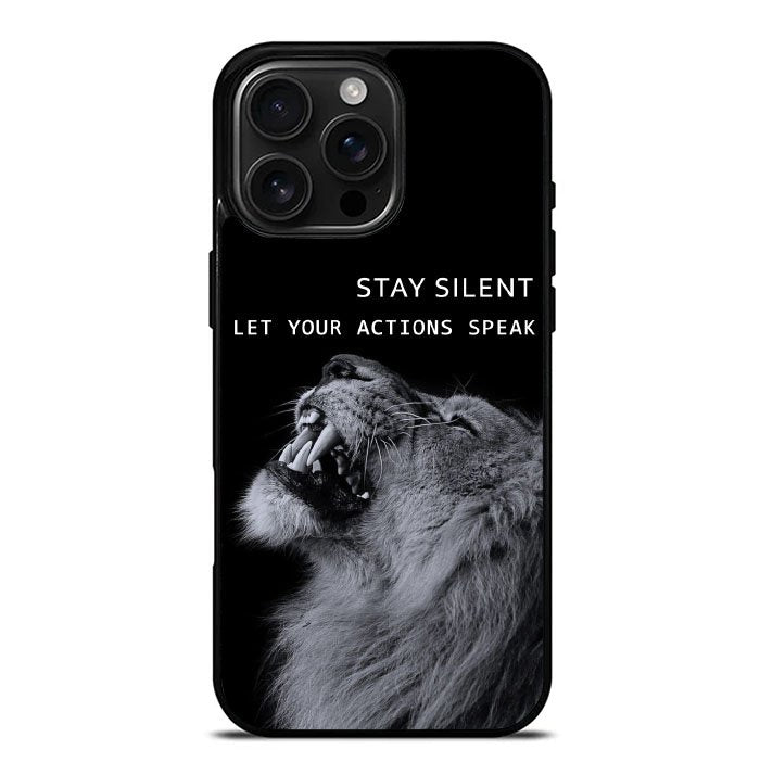 Let your actions speak iPhone 16 Pro Max Case FE0399
