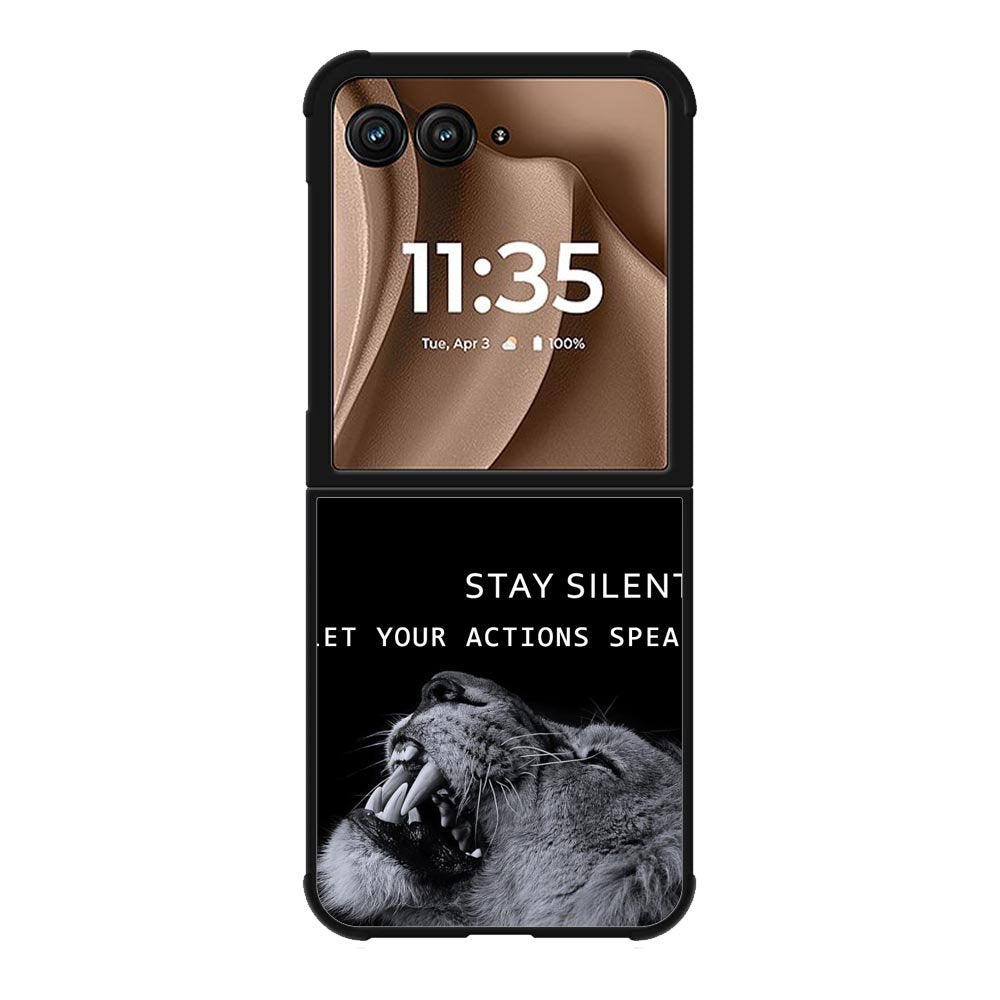 Let your actions speak Motorola Moto RAZR Plus 2025 Case FE0399