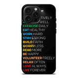 Daily motivation iPhone 16 Pro Max Case FE0200
