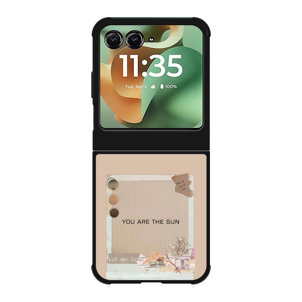 brown aesthetic Motorola Moto RAZR 2025 Case FE0115