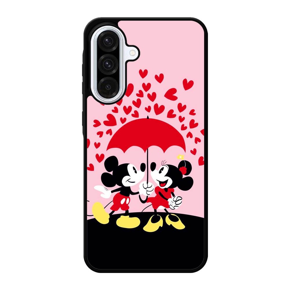 Mickey And Minnie Mouse Rain Love Samsung Galaxy A56 Case FE5191