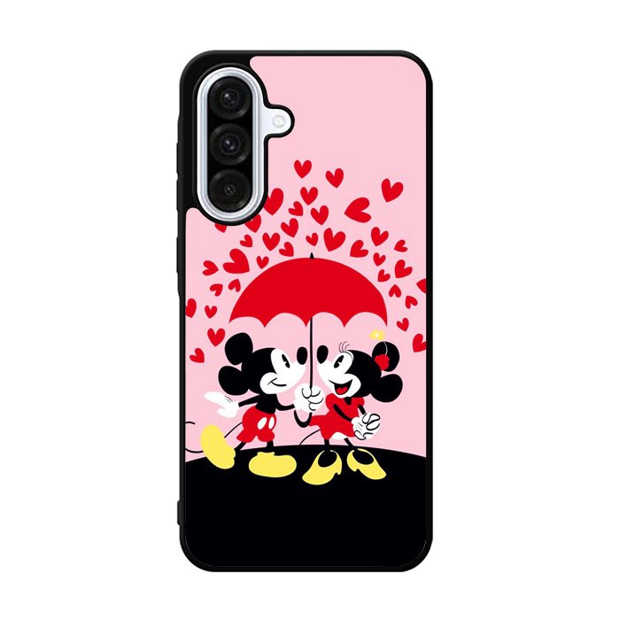 Mickey And Minnie Mouse Rain Love Samsung Galaxy A36 Case FE6733