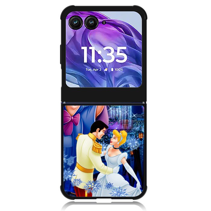 Cinderella and prince Motorola Moto Razr 2024 , Moto Razr 50 Case