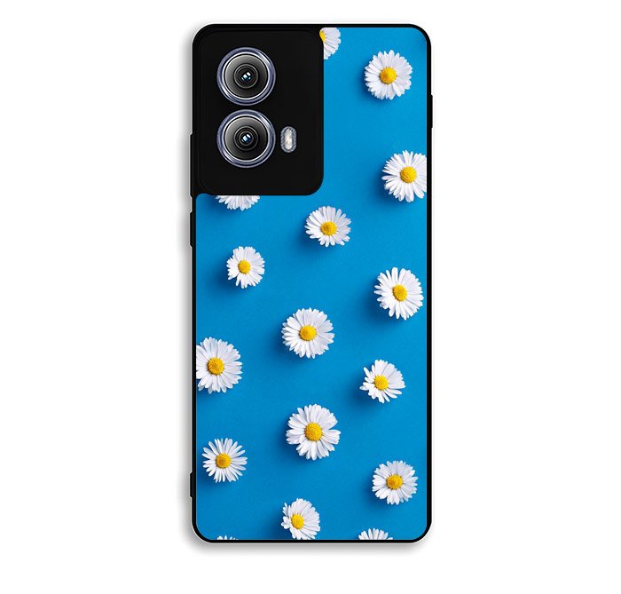 Daisy Blue Background Motorola Moto Edge 2024 Case FE3776