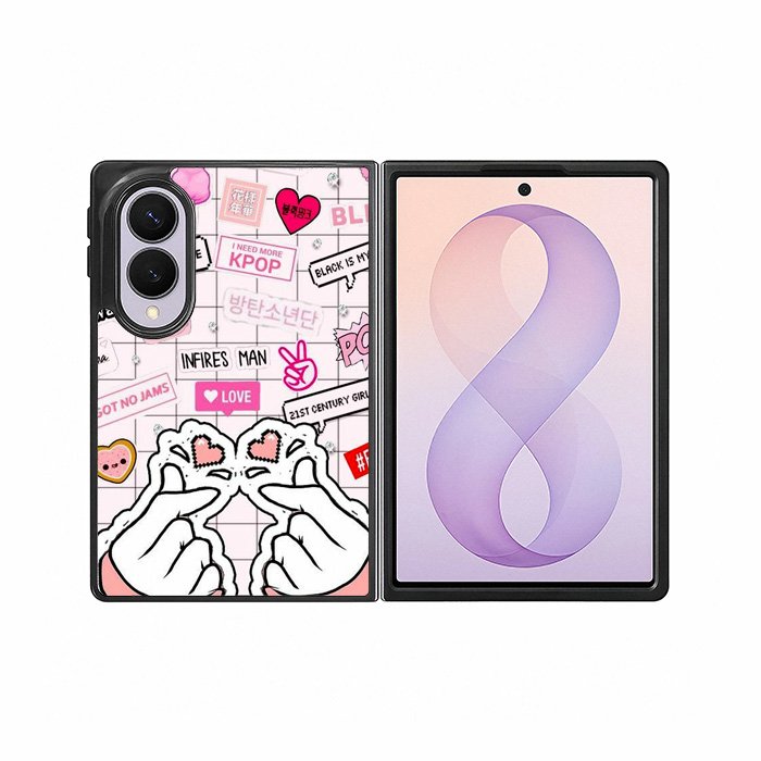 Fangirl Kpop Quotes Samsung Galaxy Z Fold 8 Case