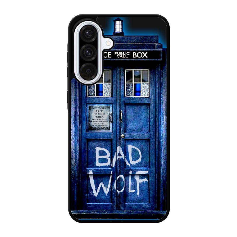 Doctor Who TARDIS Bad Wolf Blue Samsung Galaxy A56 Case FE1943