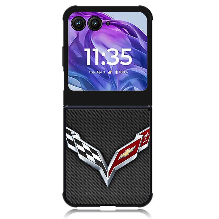 Corvette Logo 1st Motorola Moto Razr 2024 , Moto Razr 50 Case