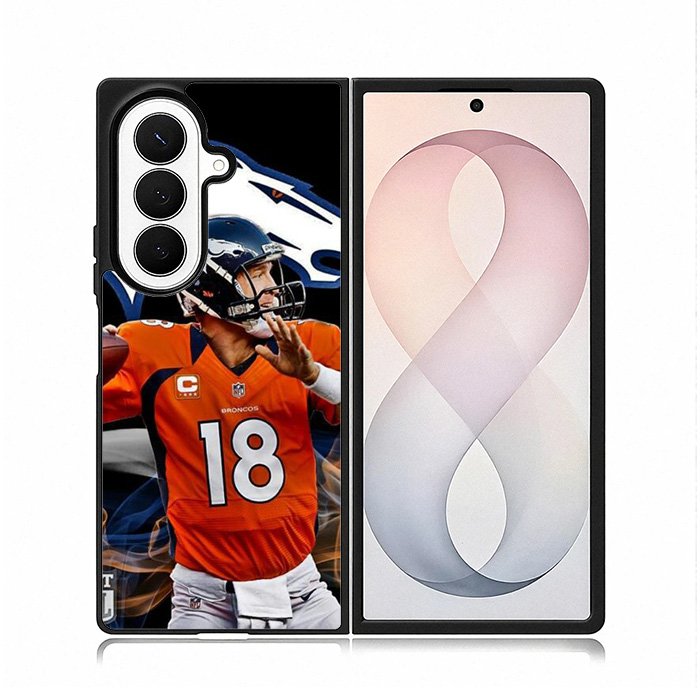 Peyton Manning Broncos Samsung Galaxy Z Fold 8 Ultra Case
