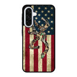 Browning Deer Real Tree Camo USA Flag Samsung Galaxy A56 Case FE7756