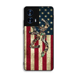 Browning Deer Real Tree Camo USA Flag Motorola Moto G Power 5G 2024 Case FE1380