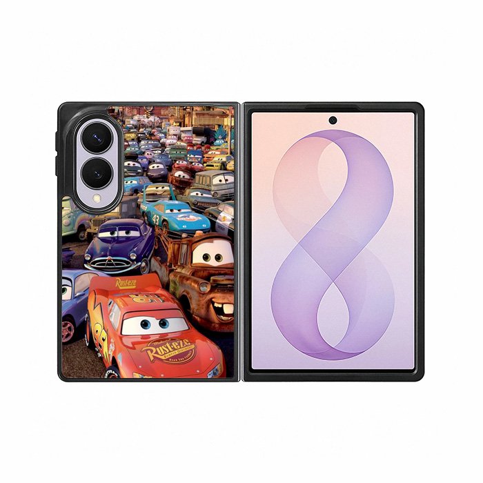 Lightning Mcqueen Disney Cars Samsung Galaxy Z Fold 8 Case DC1025