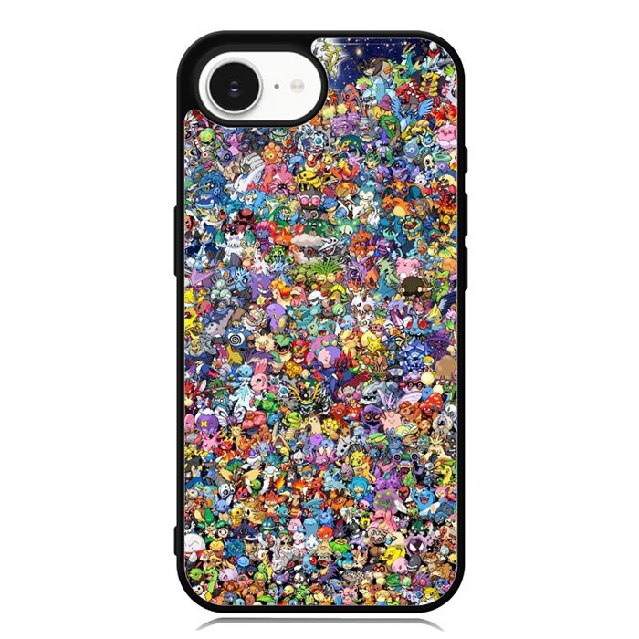 Pokemon Collage iPhone 16e Case
