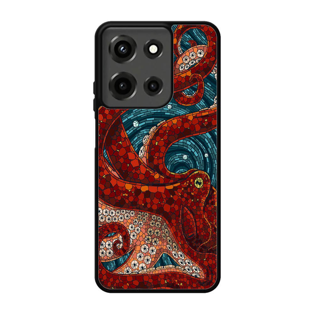Kraken Octopus Stained Glass Motorola Moto G 5G 2025 Case FE3695