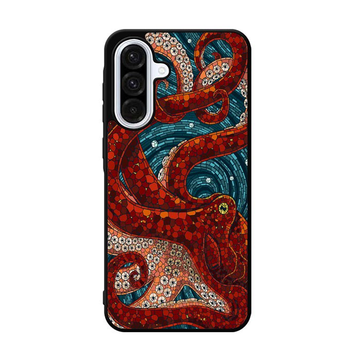 Kraken Octopus Stained Glass Samsung Galaxy A36 Case FE4228
