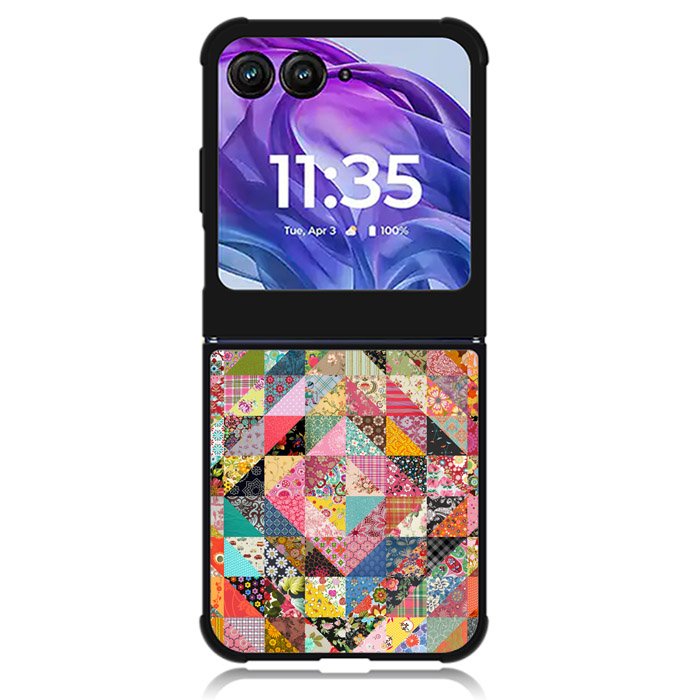 Quilt Grandma Motorola Moto Razr 2024 , Moto Razr 50 Case