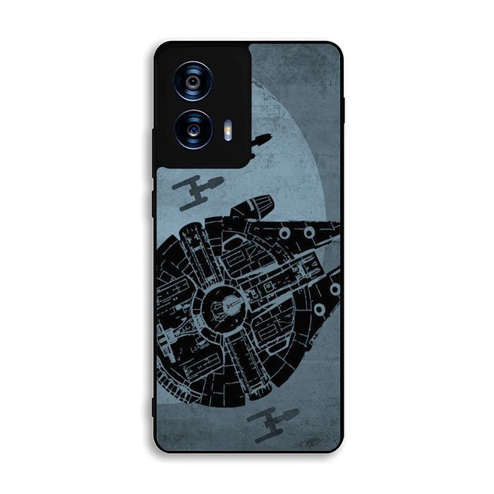 Star Wars Millenium Falcon Blue Motorola Moto G Power 5G 2024 Case FE5034