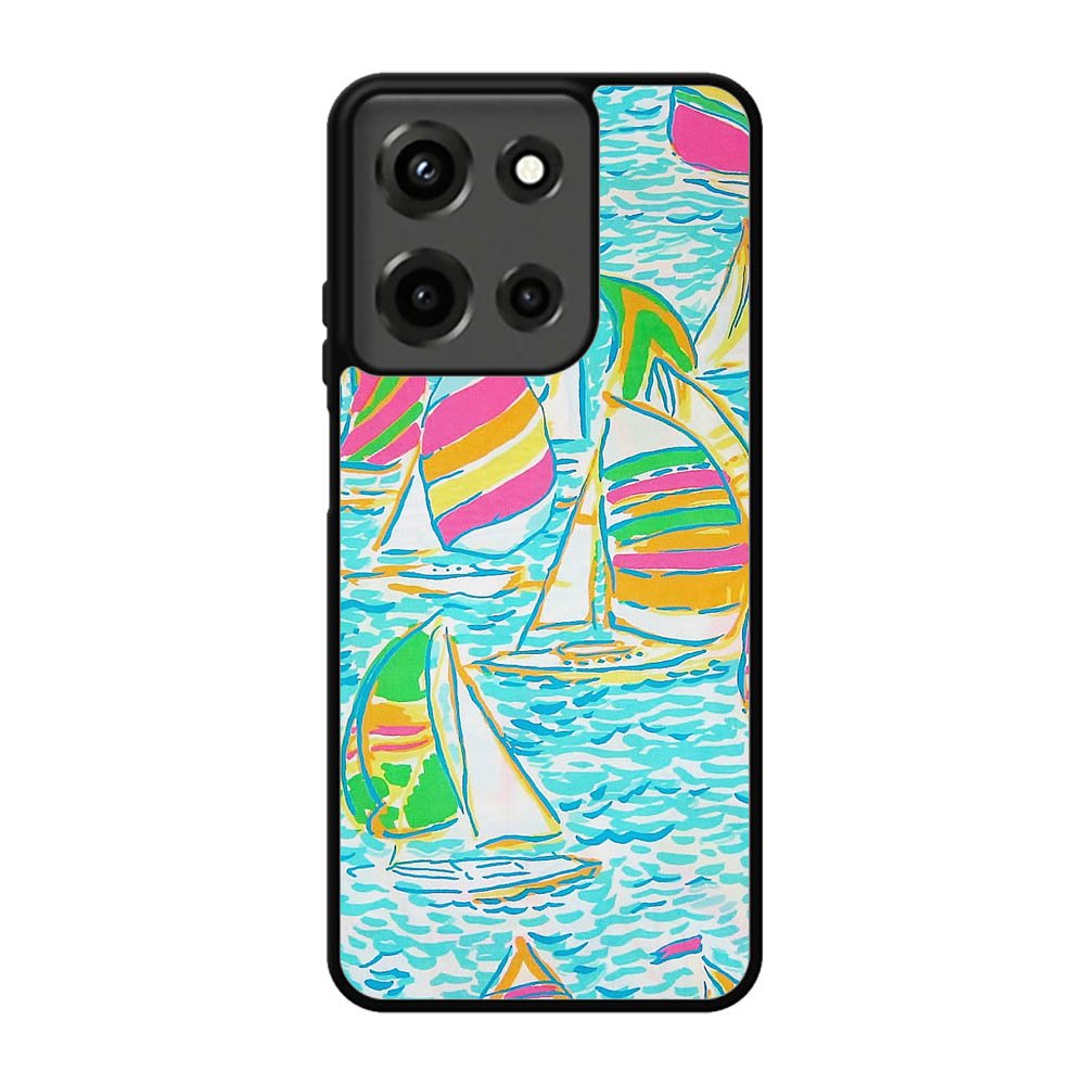 Lilly Pulitzer Sailboat Motorola Moto G 5G 2025 Case FE3340