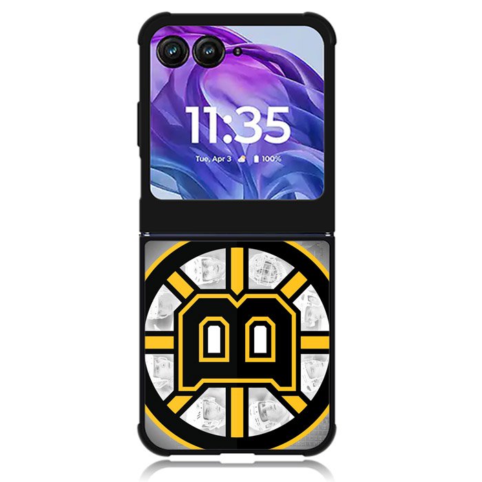 Boston Bruins Logo Motorola Moto Razr 2024 , Moto Razr 50 Case