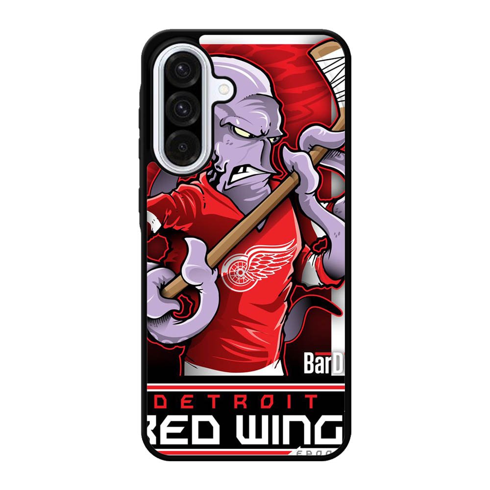NHL Cartoon Mascout Detroit Red Wings Samsung Galaxy A56 Case FE3743