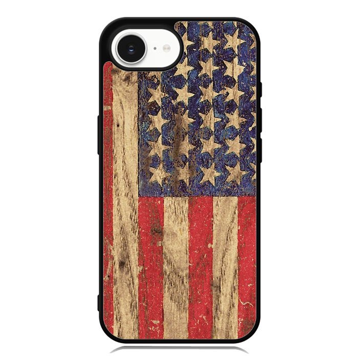 Vintage Patriotic American Flag iPhone 16e Case