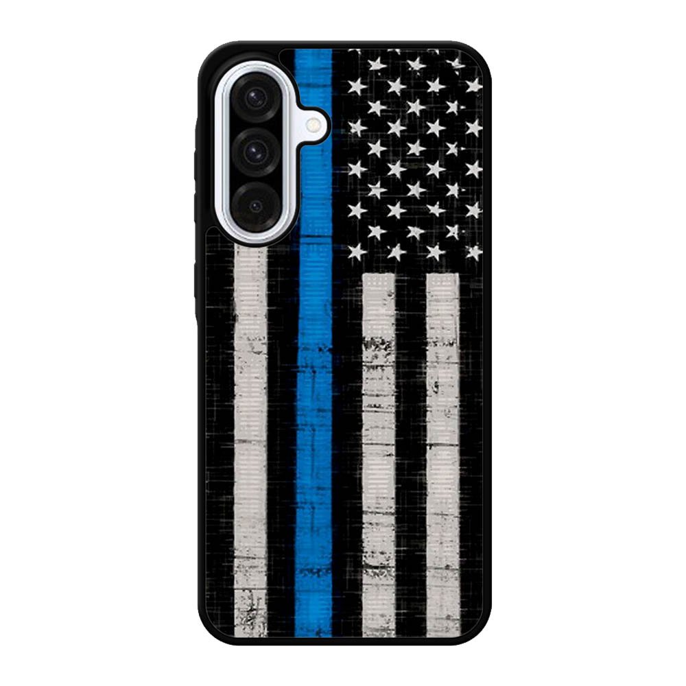 Police Blue Line Flag Samsung Galaxy A56 Case FE5483