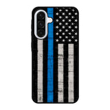 Police Blue Line Flag Samsung Galaxy A56 Case FE5483
