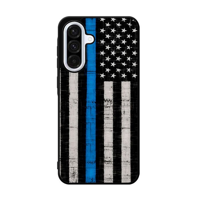 Police Blue Line Flag Samsung Galaxy A36 Case FE5483