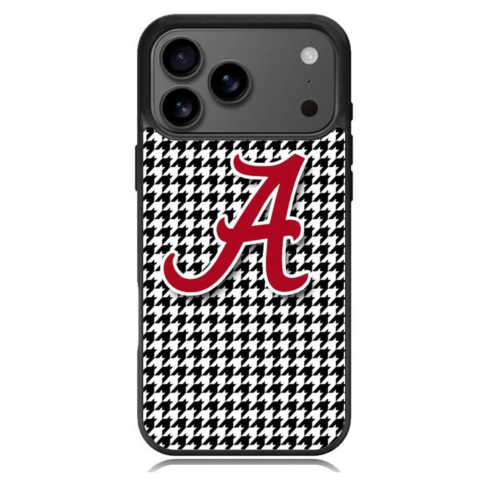 Alabama Houndstooth Crimson Tide iPhone 18 Pro Case DC0050