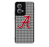 Alabama Houndstooth Crimson Tide Motorola Moto Edge 2024 Case FE4176