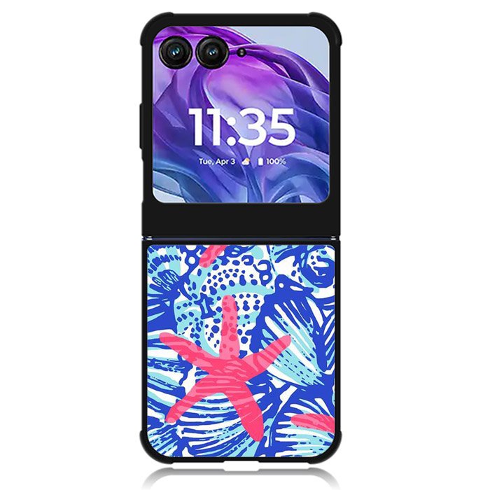 Lilly Pulitzer Pretty Escape Motorola Moto Razr 2024 , Moto Razr 50 Case