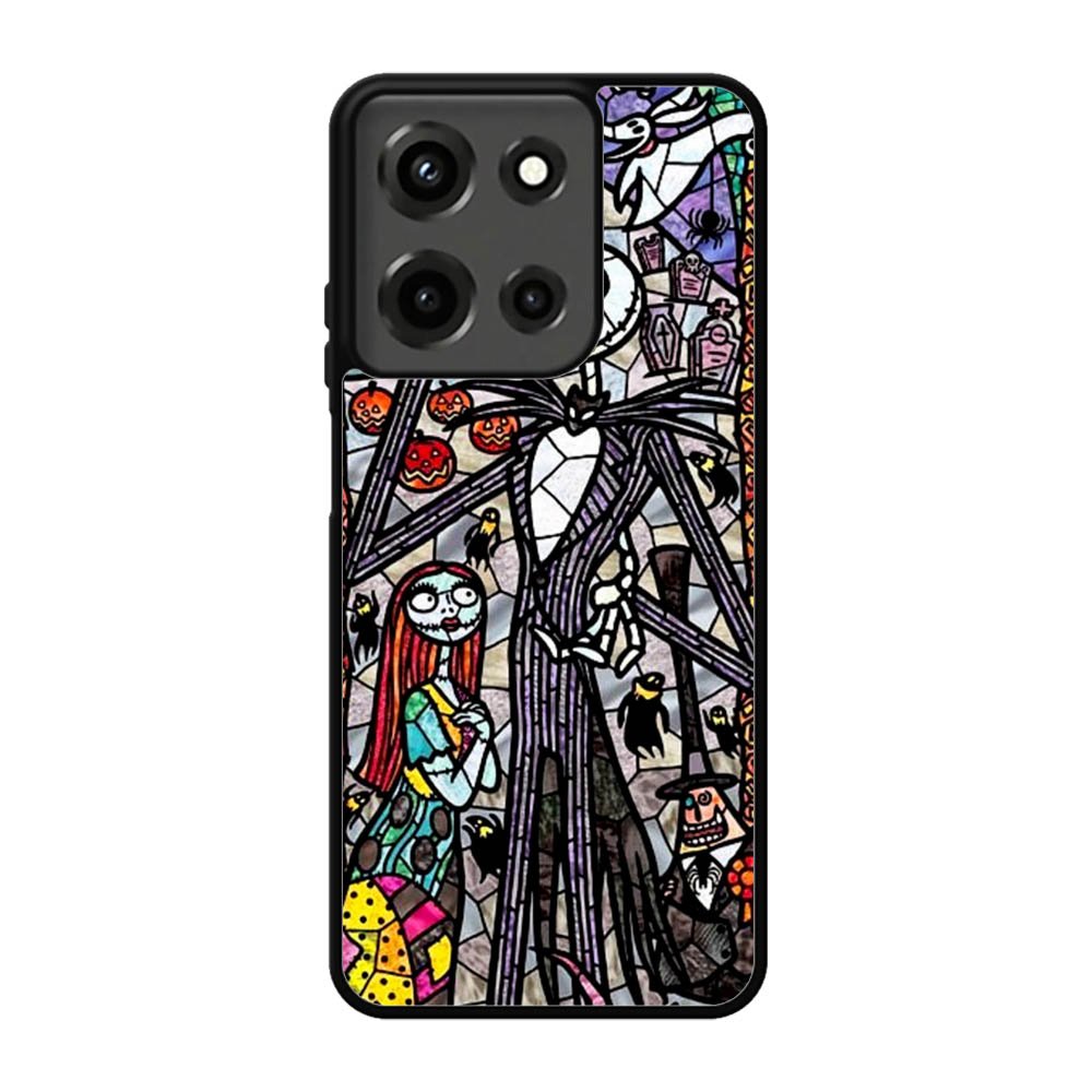 Nightmare Before Christmas Art Glass Motorola Moto G 5G 2025 Case FE1662