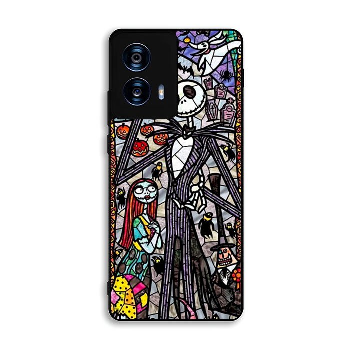 Nightmare Before Christmas Art Glass Motorola Moto G Power 5G 2024 Case FE4796