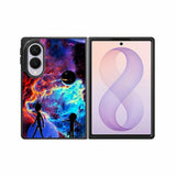 Rick And Morty Flat Samsung Galaxy Z Fold 8 Case