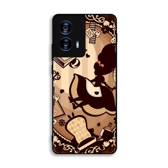 Alice in Wonderland Brown Motorola Moto G Power 5G 2024 Case FE6619