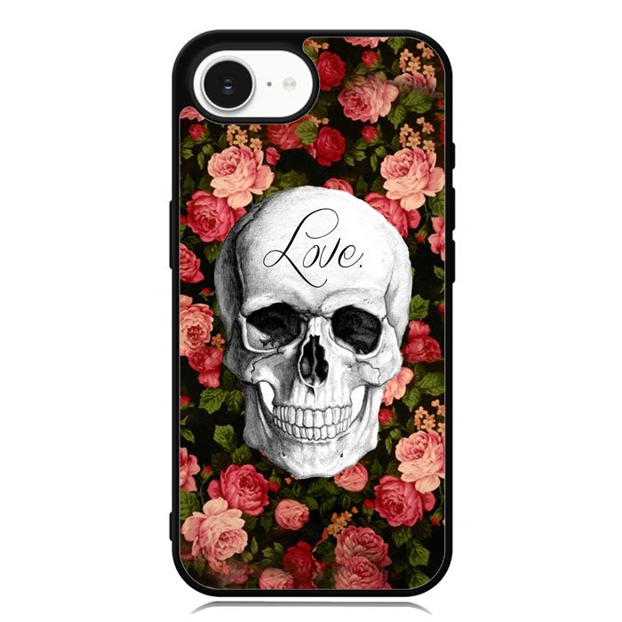 Rose Skull iPhone 16e Case