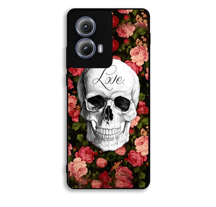 Rose Skull Motorola Moto Edge 2024 Case FE7188