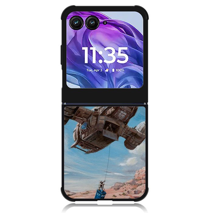 Time Job Firefly Tardis Doctor Who Motorola Moto Razr 2024 , Moto Razr 50 Case
