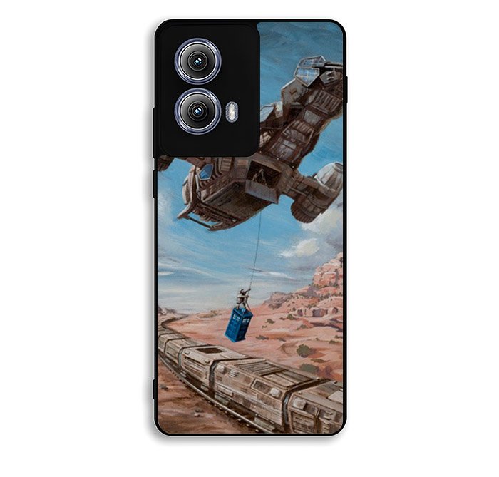 Time Job Firefly Tardis Doctor Who Motorola Moto Edge 2024 Case FE2474