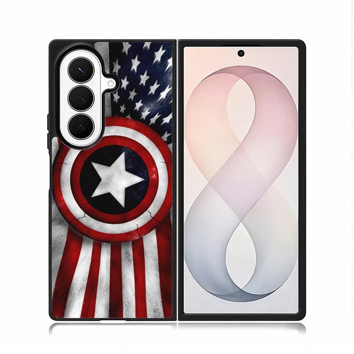 Shield Captain America Samsung Galaxy Z Fold 8 Ultra Case