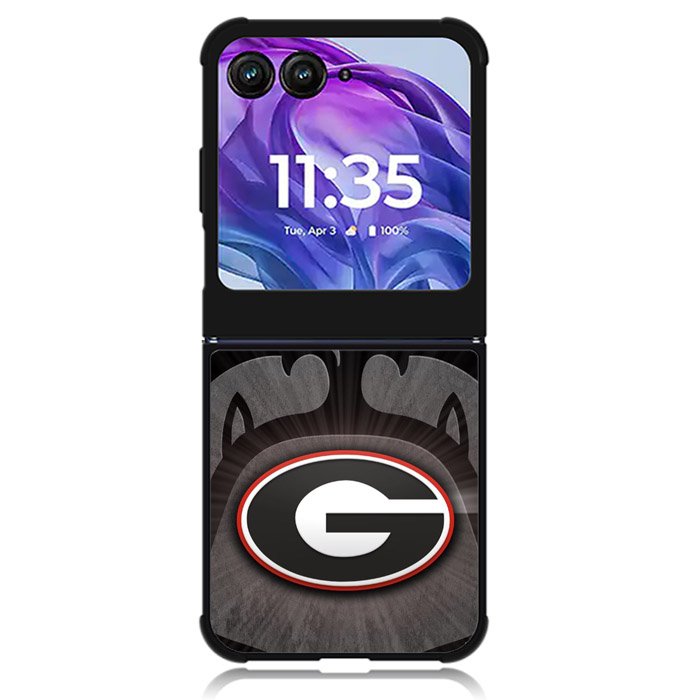 University Gegorgia Bulldogs 1st Motorola Moto Razr 2024 , Moto Razr 50 Case