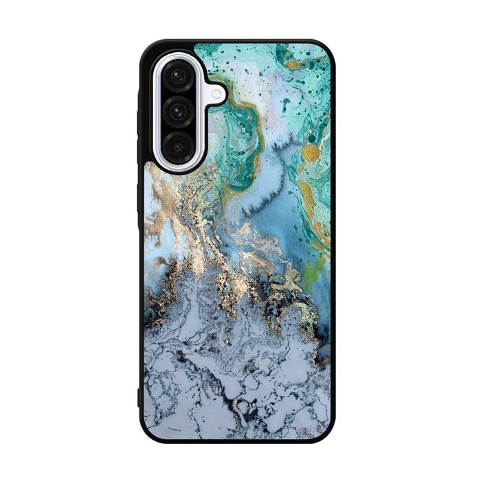 Marble Blue Samsung Galaxy A36 Case FE6752