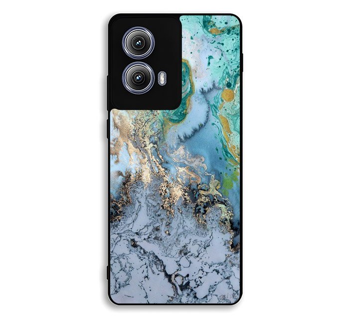 Marble Blue Motorola Moto Edge 2024 Case FE6752