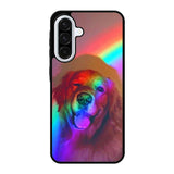 Dog Rainbow Light Samsung Galaxy A56 Case FE7370