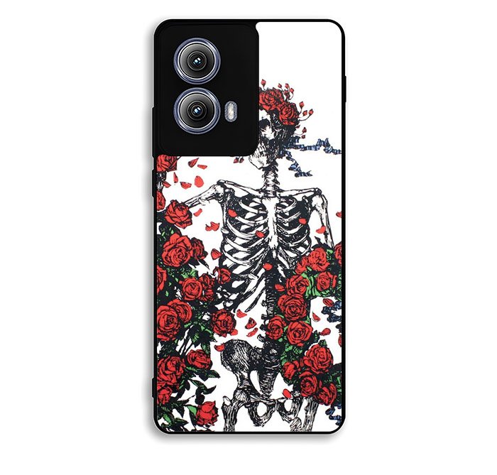 Grateful Dead Bones And Roses Motorola Moto Edge 2024 Case FE7030