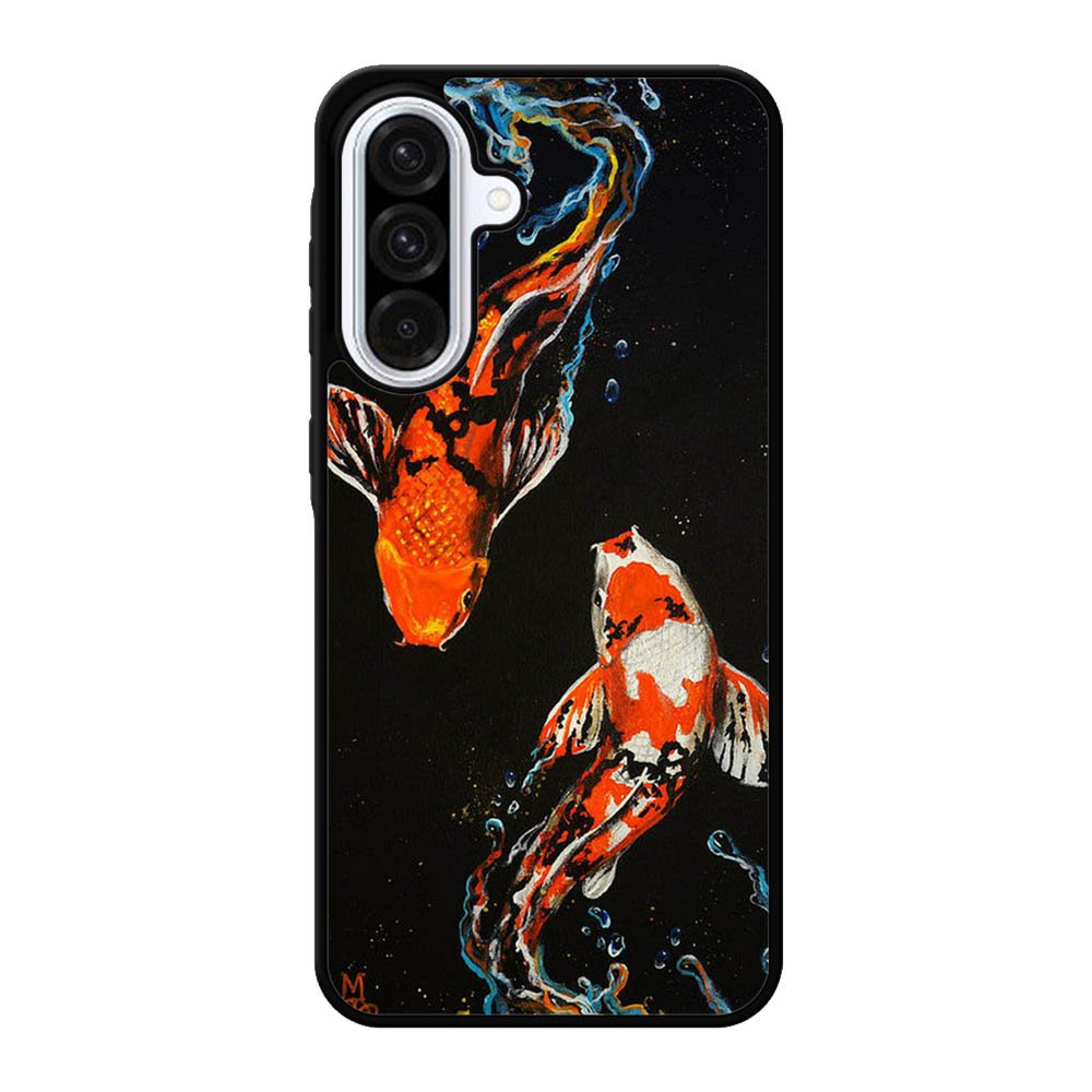 Koi Fish Watercolor Painting Samsung Galaxy A56 Case FE4210